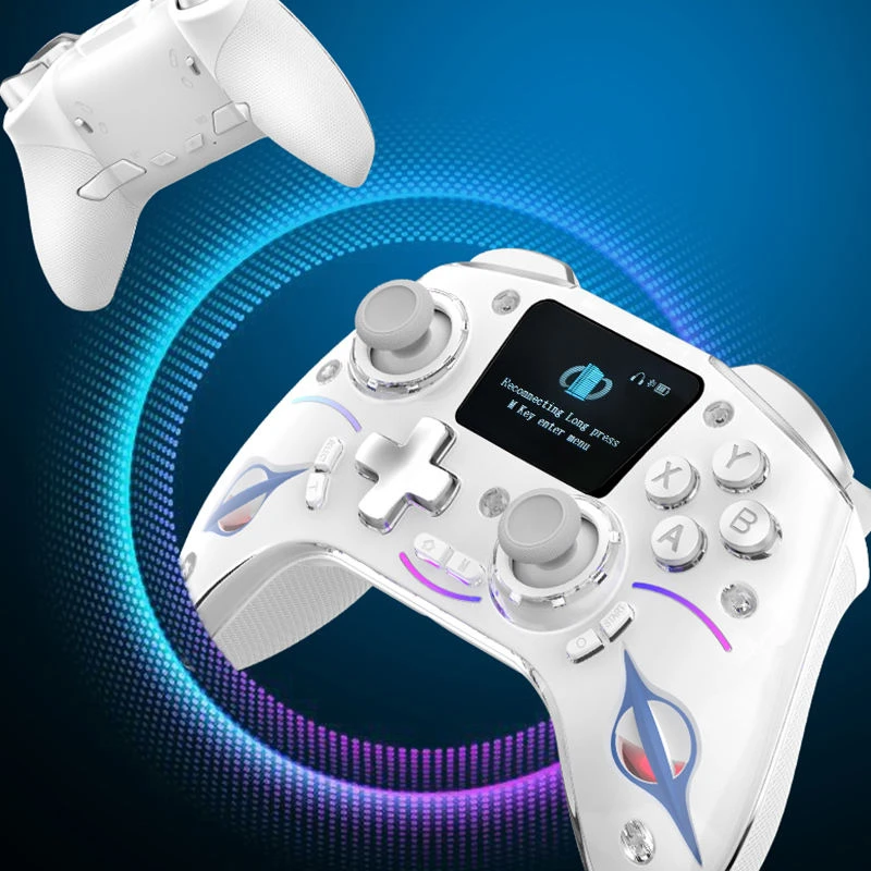 Gaming Controller for Nintendo Switch1/2/PS4/Android/IOS Wireless Gamepads Hall Effect Joystick for PC Controls Accessories
