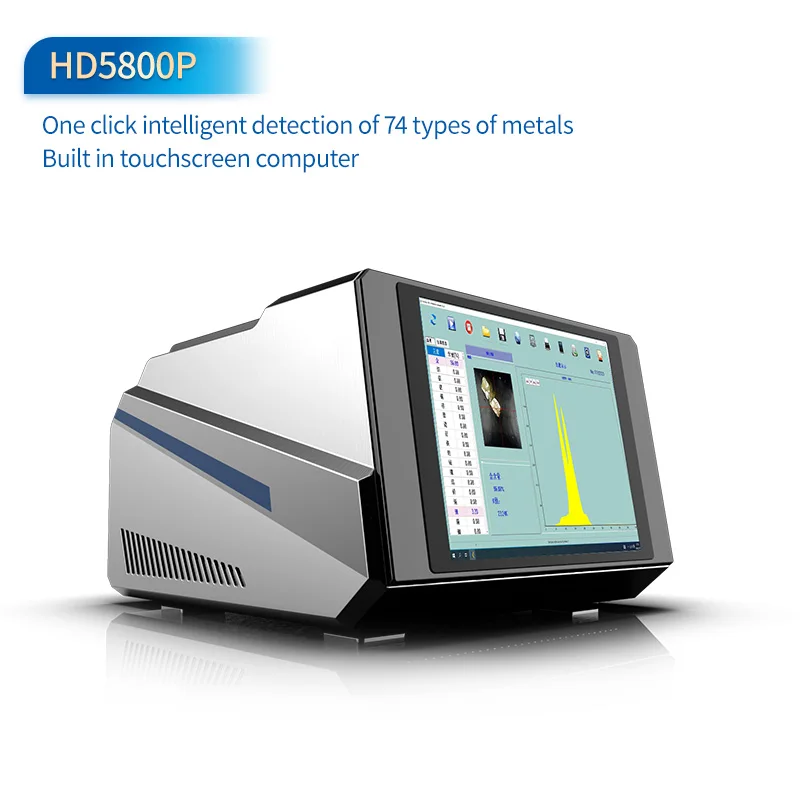 Electronic XRF Spectrometer Gold Purity Tester Touch Screen Laboratory X-ray Fluorescence Precious Metal Analyzer