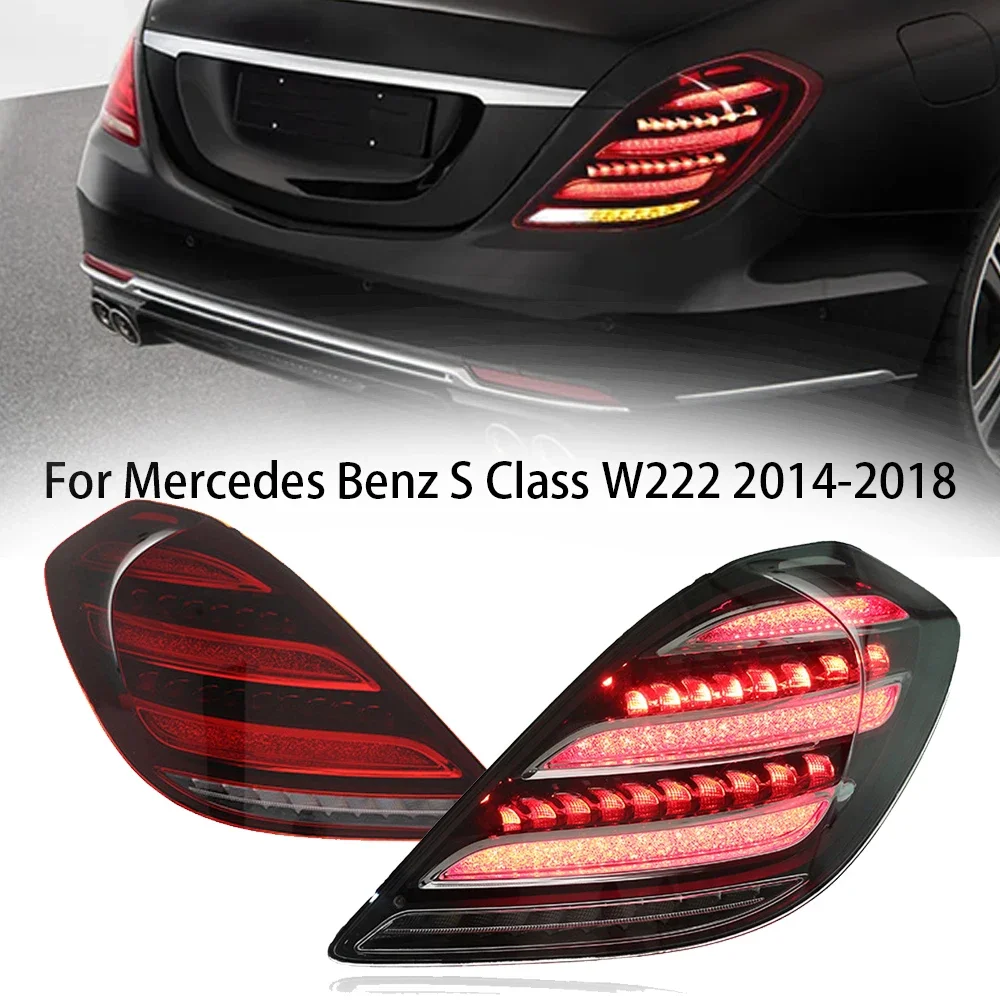 

LED Tail Light Assembly Rear Turn Signal Light for Mercedes-Benz S-Class W222 Sedan Pre-Facelift 2013-2018 Euro