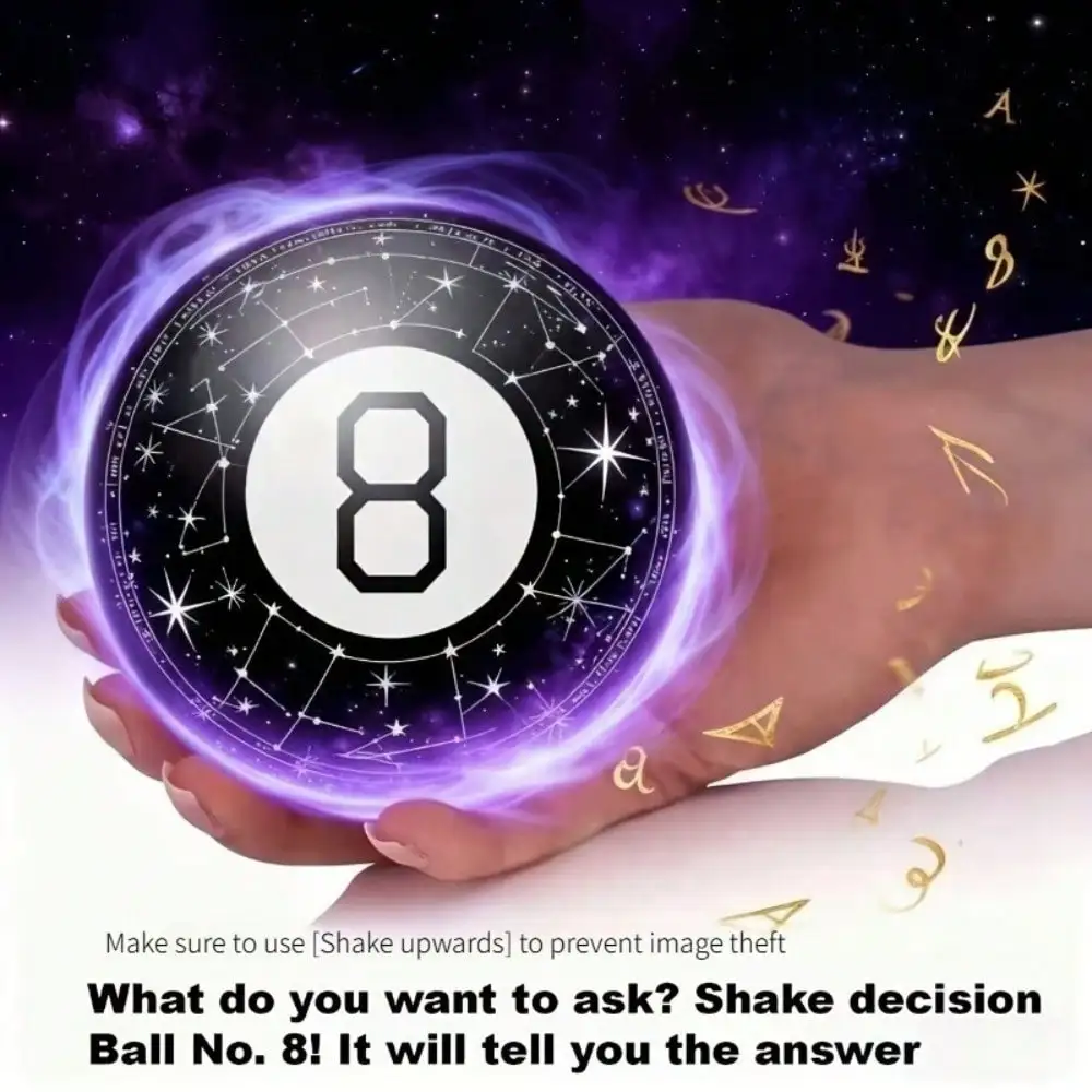 1PCS Prediction Magic Fortune-Telling Ball, Shaking Toy, Creative Party Holiday Gift H5843KKK