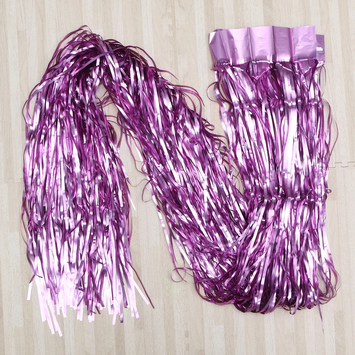 

2 Pcs Background Wall Decorative Curtain Delicate Decoration Rain Party Wedding