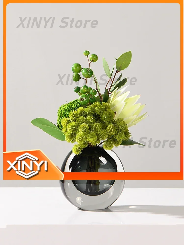 Customizable Model Room Floral Ornaments for Modern Living Room Table Flower Arrangement and Fake Flower Hotel Decor