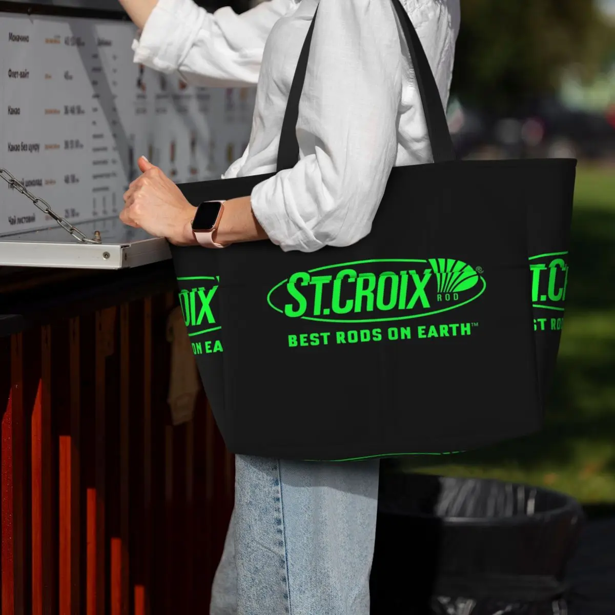 Life Love St Croix Merch Beach Tote Bag Sport Gym Yoga Duffle Large Tote Bag Women Travel Bag Fitness bag