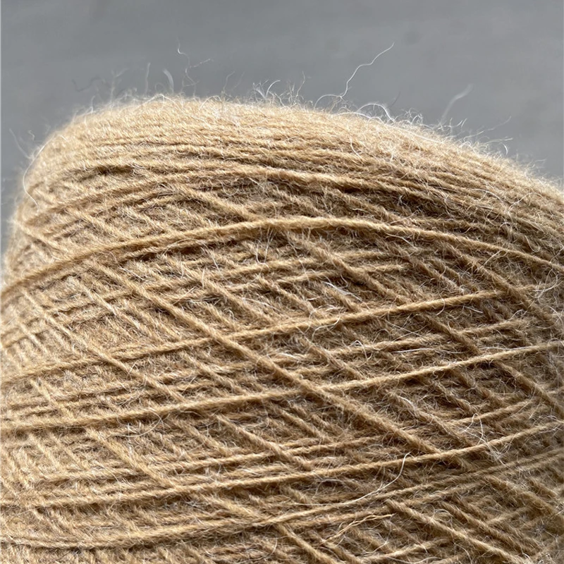 High Quality 500g Natural Soft Plush Merino Wool Alpaca Fancy Yarn for Knitting Organic Crochet Yarn Knit Sewing Thread