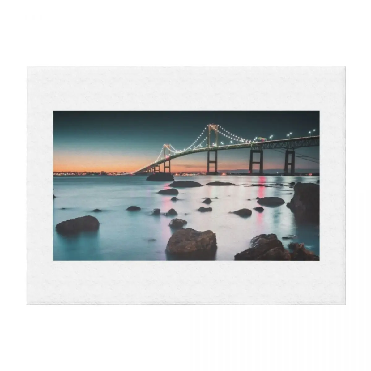 

Claiborne Pell/Newport Bridge Throw Blanket Tourist Heavy Designers Sofas Blankets