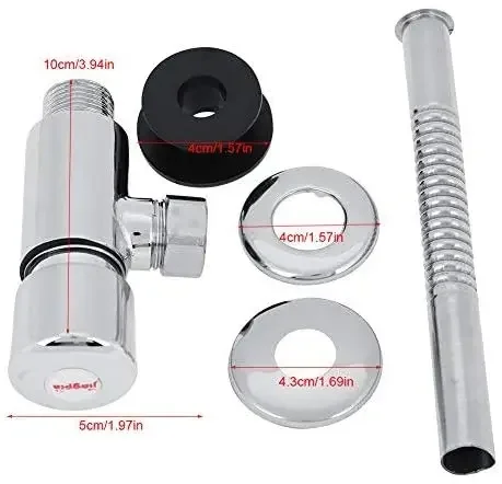 Toilet Urinal Brass Flush Valve, Durable Manual Hand Pressure  Tool for Home Hotel Bathroom, Auto Shut Off Delay Urine Diverter