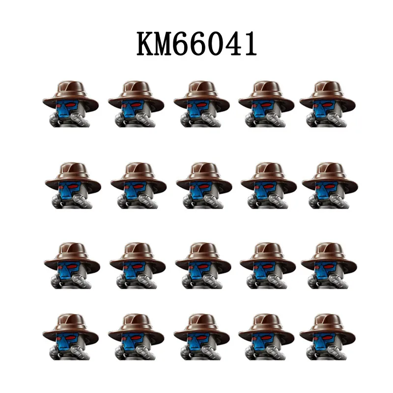 Bounty Hunter Cad Bane Blocos de Construção 20 pçs/set Din Djarin Grogu Blocos Jovem Luke Skywalker Estatueta NED-B Tijolos Figura brinquedo