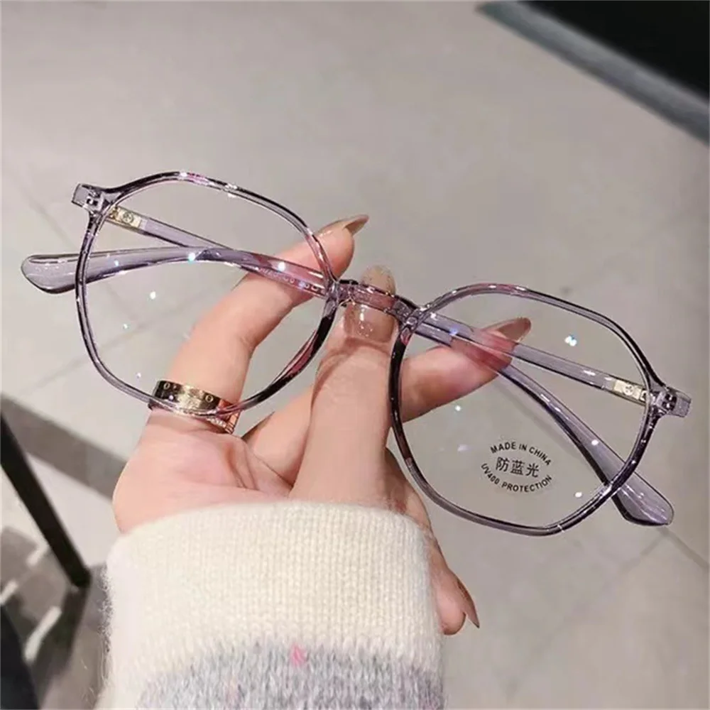 Women Fashion Transparent Ultra-Light Reading Glasses Anti-Blue Light Glasses Presbyopia очки для зрения женские +100 To +400