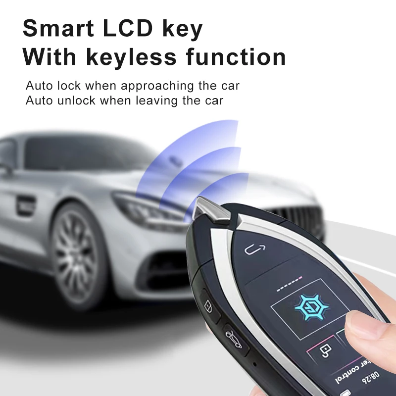 OBD Modified LCD Screen Remote Car Key For BMW Audi Benz Kia Ford Mazda Toyota Hyundai Universal Smart Key Keyless Entry CF930