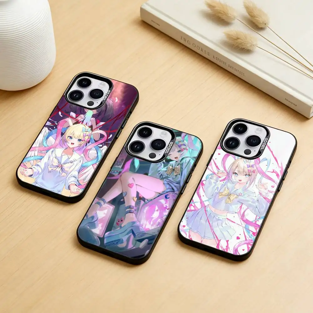 

N-Needy Streamer O-Overload Phone Case Color Silver Shell For IPhone 17 16 15 14 13 12 11 Pro Max Plus