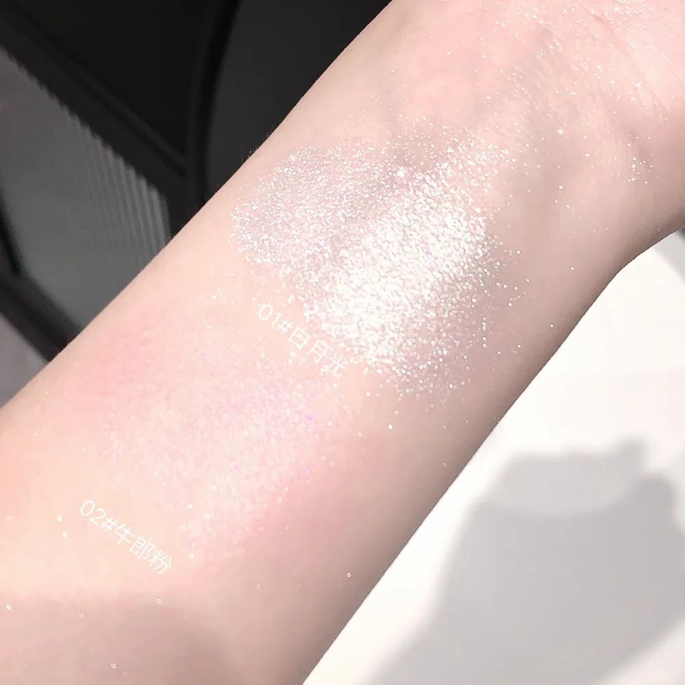 Lichtgevend markeerstiftpoeder Natuurlijke parelglans Ultrafijne glitter voor gezicht Lichaamsgloed Geen gekke afwerking Dag tot nacht make-up