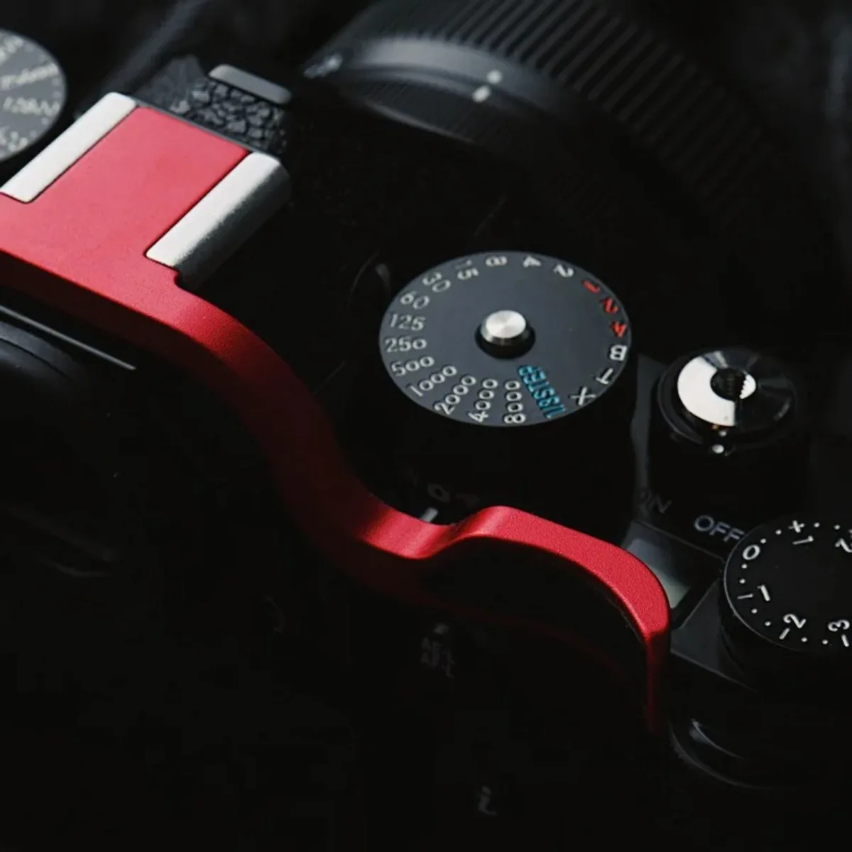 防塵カメラ親指指スキングリップ保護ホットシューカバーキャップ金属アルミハンドルニコン ZF 写真アクセサリー