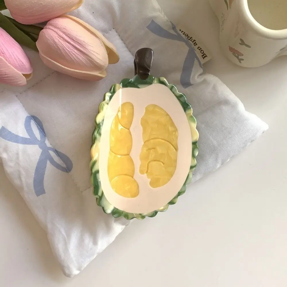 

Сладкая клубника, фрукты, захват для волос, Дуриан, Питайя, мультяшный коготь для волос, ананас, головной убор, уксусная кислота, зажим в виде акулы, уличная одежда