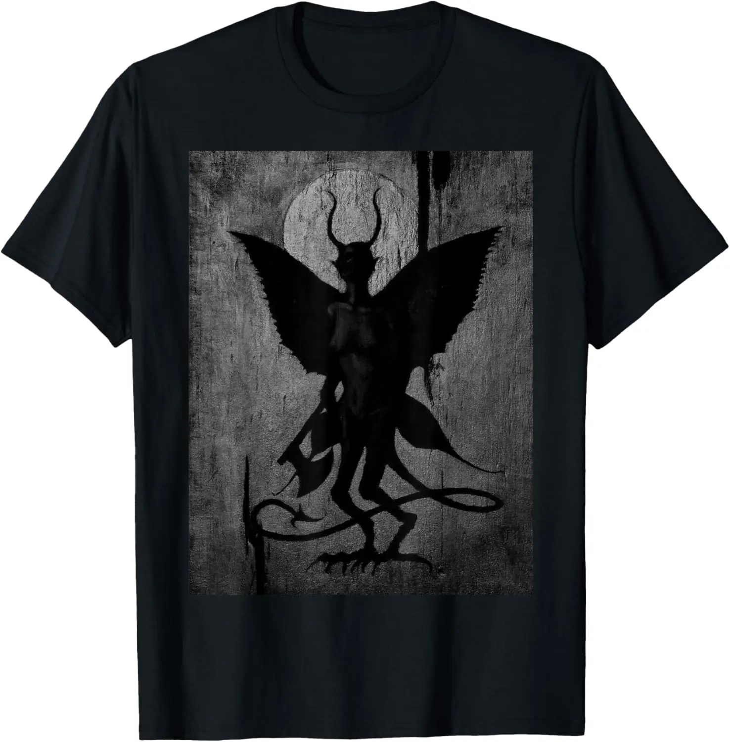 Lucifer Light Bearer Occult Gothic Grungy Black Magic Spooky T-Shirt