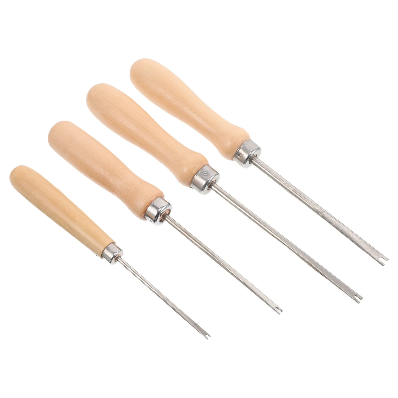 

Набор из 4 инструментов для набивки хлопком с деревянными ручками: эргономичный дизайн для легкого наполнения мягких игрушек, аксессуары для шитья и рукоделия