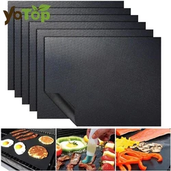 New BBQ Mat Baking Cooking Baking Mat Oven Reusable Non-stick Teflon Protective Mat Suitable for Heat Resistant Grill Mat