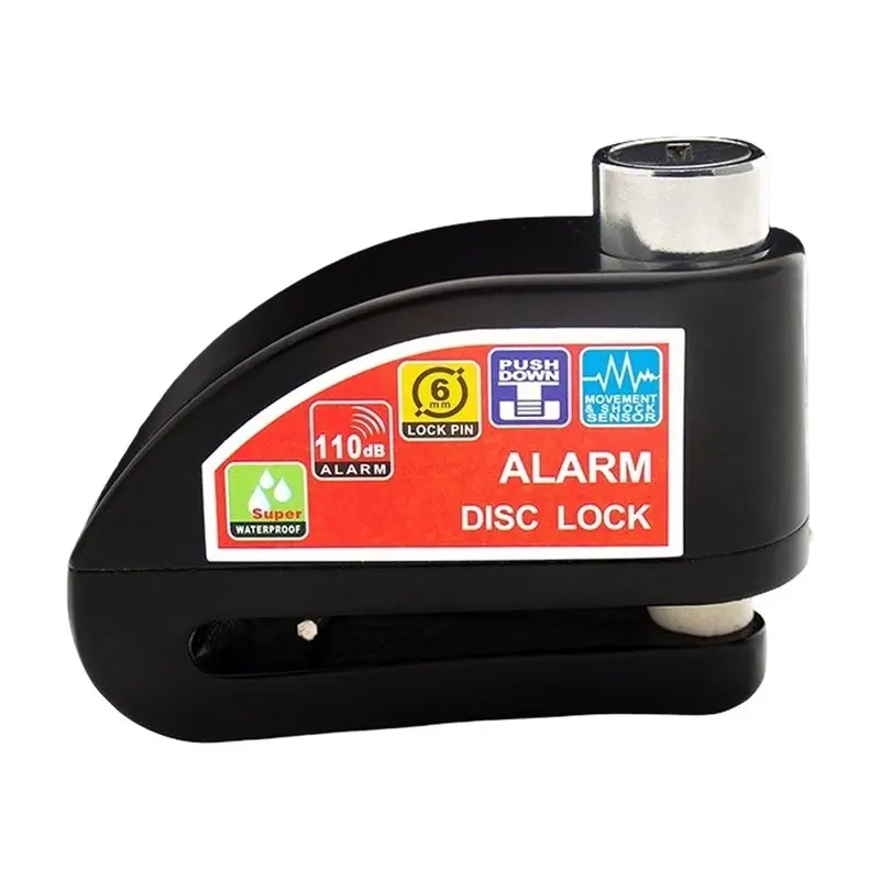 A98M Brake Lock Wheel Disc Scooter Motorcycle Bicycle Alarm Lock Waterproof Safety Brake Aaccessory