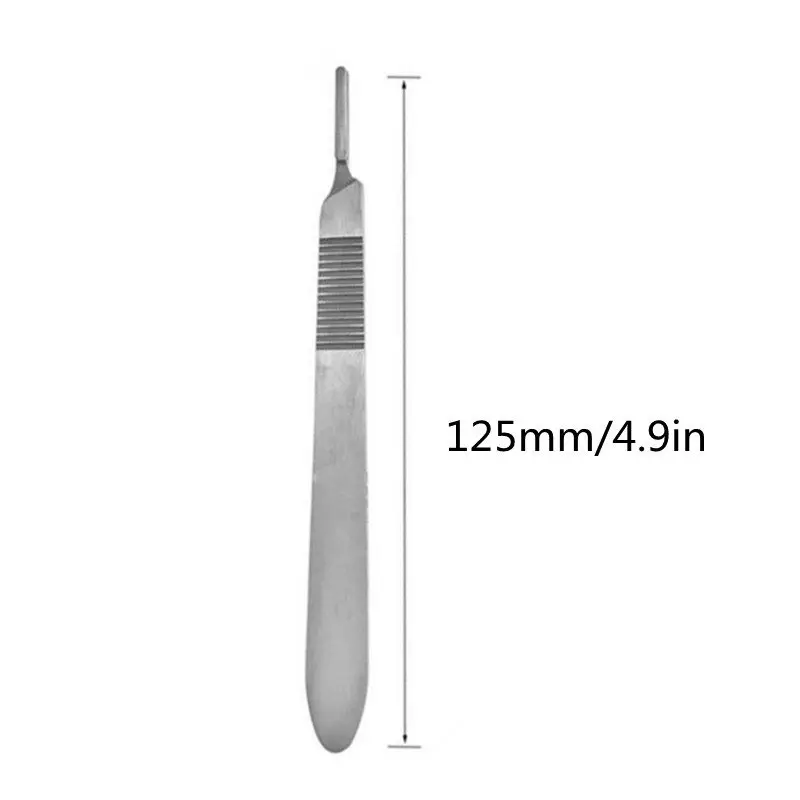 10pcs NO.15 Scalpel Blades and 1pc Handle for Dermaplaning Dental Medical DIY Cutting PCB Repair Lab Animal Surgical Knife