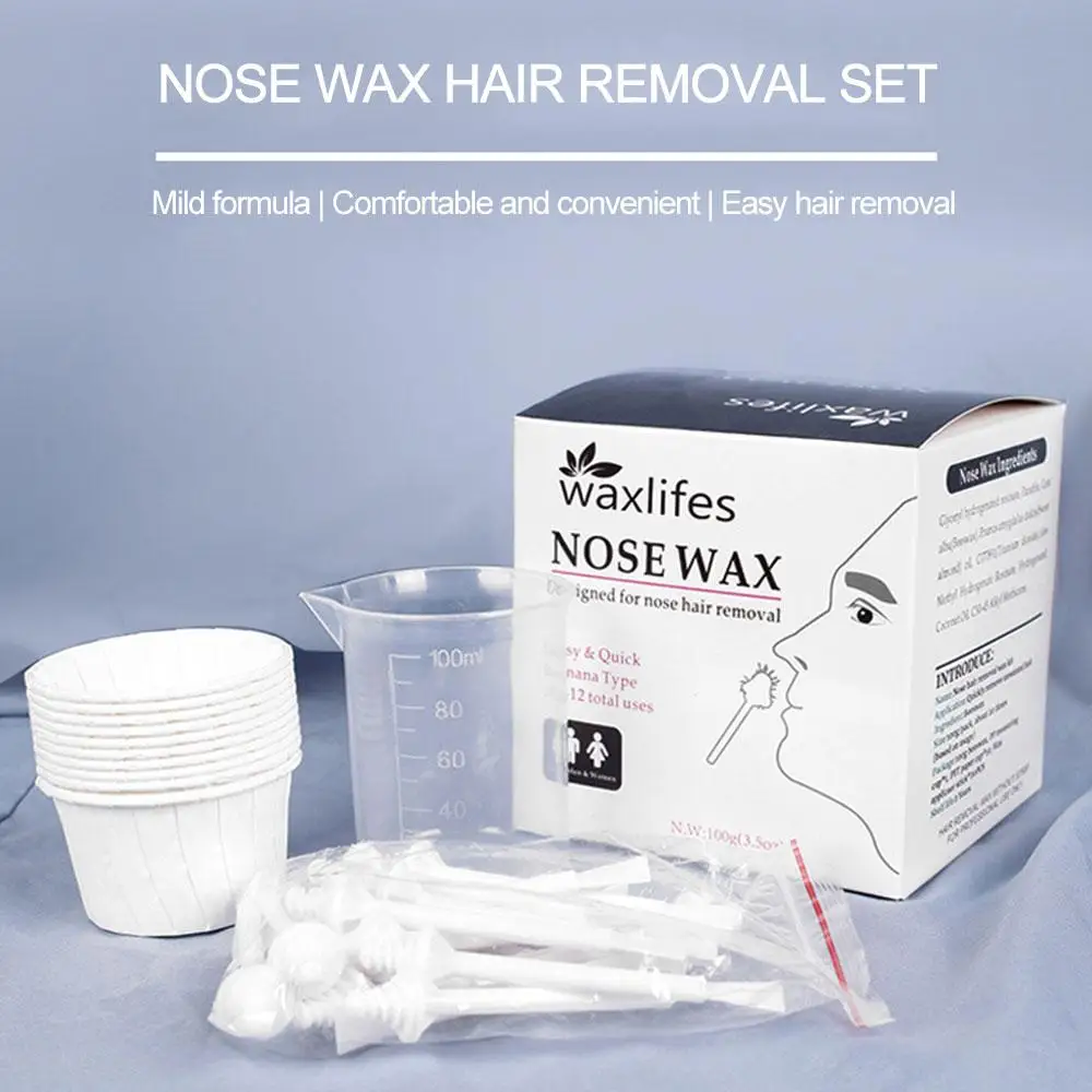 100g Nose Wax Beans Waxed Stick Nose Hair Removal Kit Nose Hair Trimmer Nose Wax Kit Nose Wax 2 In 1 Multi Use Wax Stick Kits