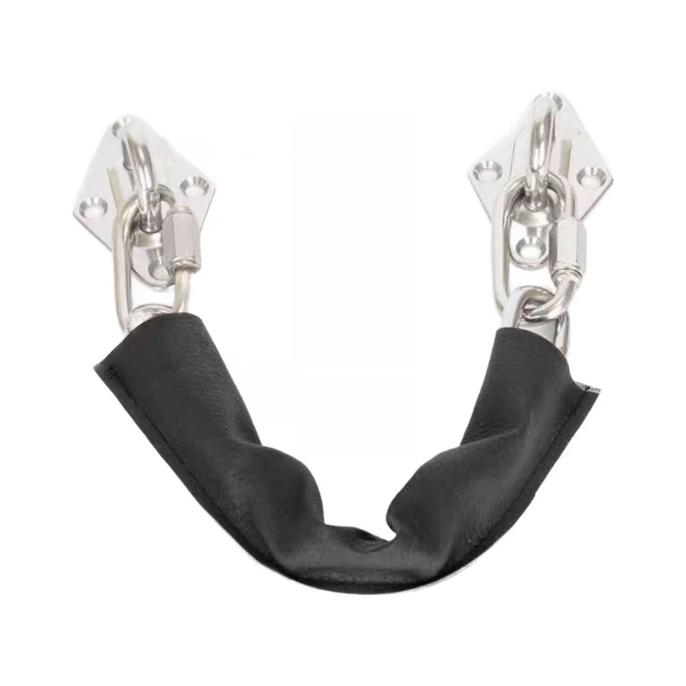 Industrial 304 Stainless Steel Chain for Outdoor For Storm Doors Farm Equipment Storage Dual Hook Easy Installation
