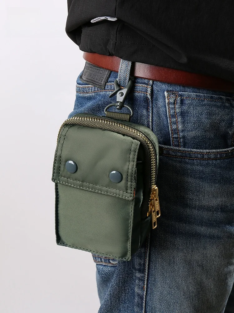 حقيبة كاميرا صغيرة من النايلون، حقيبة خصر للكاميرا الرقمية، إكسسوار كلاسيكي متعدد الاستخدامات، حقيبة صغيرة معلقة بأسلوب كوري ...