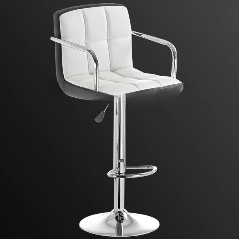 Home Modern bar chair with backrest Reception kitchen counter Bar chair Simple high cadeira para ilha de cozinha furniture