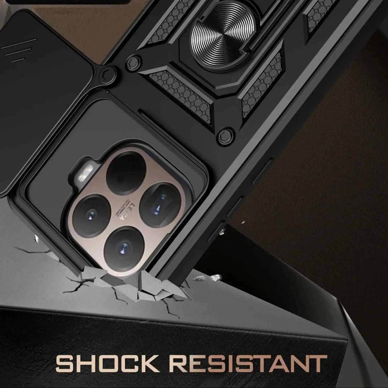 حافظة حماية مدرعة لهاتف Xiaomi 15 14 T Pro مع حلقة مغناطيسية لهاتف Xiaomi 17 Pro Max 15Pro مع حماية للكاميرا #3