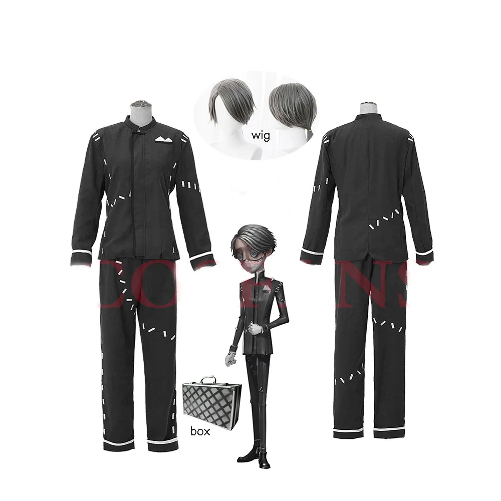 

Game Identity V Cosplay Costumes Embalmer Aesop Carl Cosplay Costume Uniform Halloween Party For Women Men and Wig Box