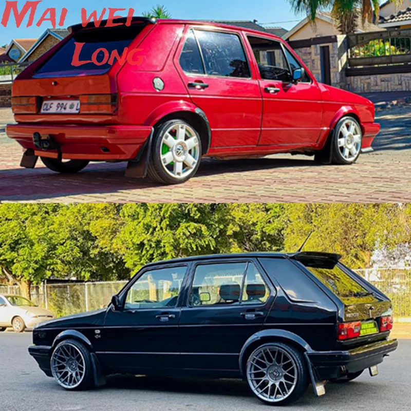 For Volkswagen Golf 1 Golf1 Mk1 Rabbit Citi Standard 1974-1983 Car Rear Roof Spoiler Splitter  Rear Trunk Lip Cap Spoiler Wing