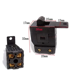 Replacment DPST Type AC 250V 4A Electric Tool Power Grinder Switch Minri 115 Type