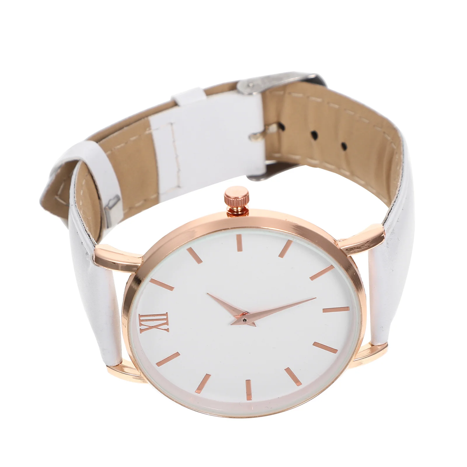Delicate Women Watch Comfortable PU Strap Wear-Resistant Wrist Watch Suitable for Office Shopping Gift Accessory