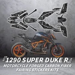 Carenagem de fibra de carbono forjada para motocicleta Decoração do corpo, uso para KTM 1290 Super Duke R Acessórios de bicicleta