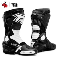Botas profesionales de Motocross, botas todoterreno para motocicleta, zapatos antideslizantes para motocicleta, tallas 39-46