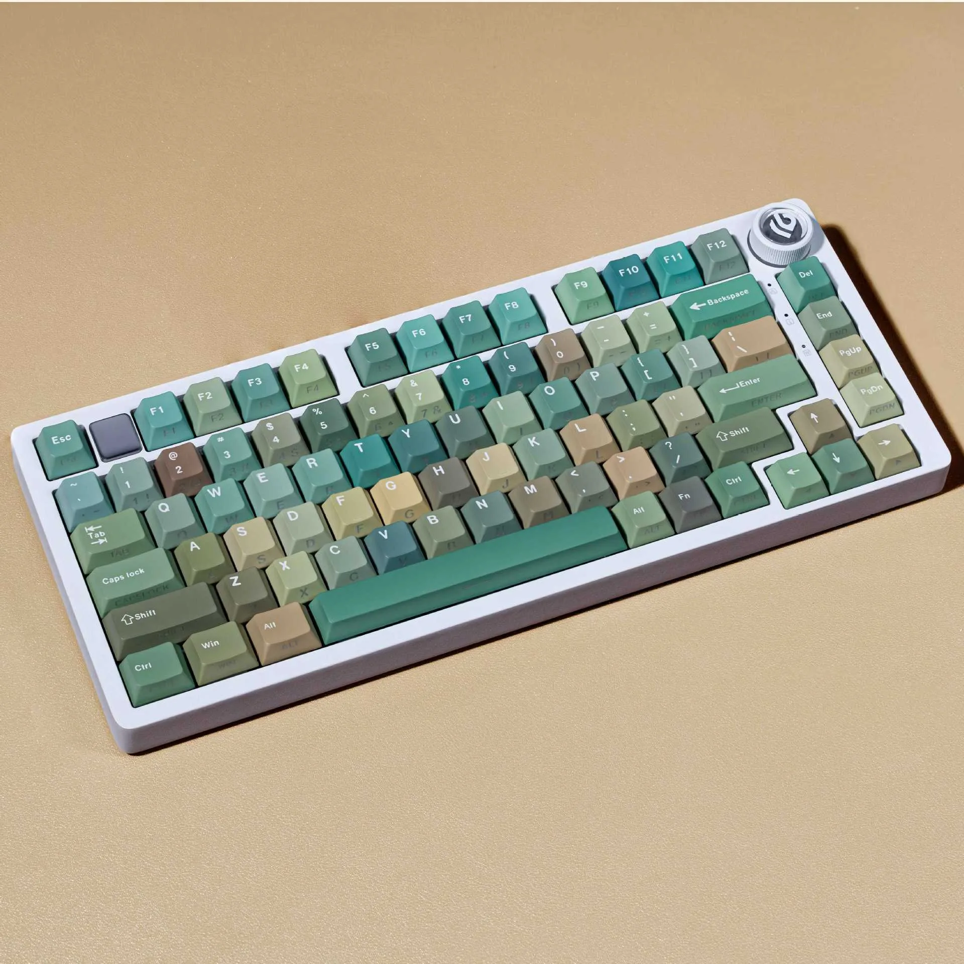 Mechanical Keyboard Side Print Forest Keycaps Spanish French Russian Korean German Arabic Japanese Cherry Profile PBT Keycap ISO