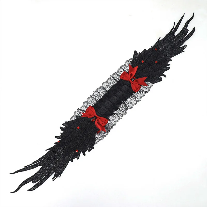 Diadema con alas de Ángel oscuro, subcultura, alas de viento originales, accesorios para el cabello, tocado de alas de viento Punk