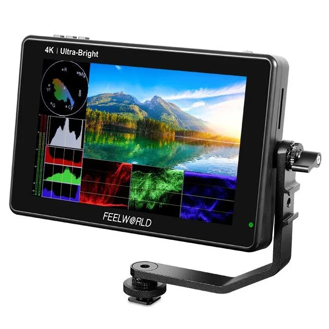 

FEELWORLD LUT7S PRO 7 Inch 2200nits 3D LUT Touch Screen DSLR Camera Field 4K HDM Input Output 1920X1200 SDI Camera Field Monitor