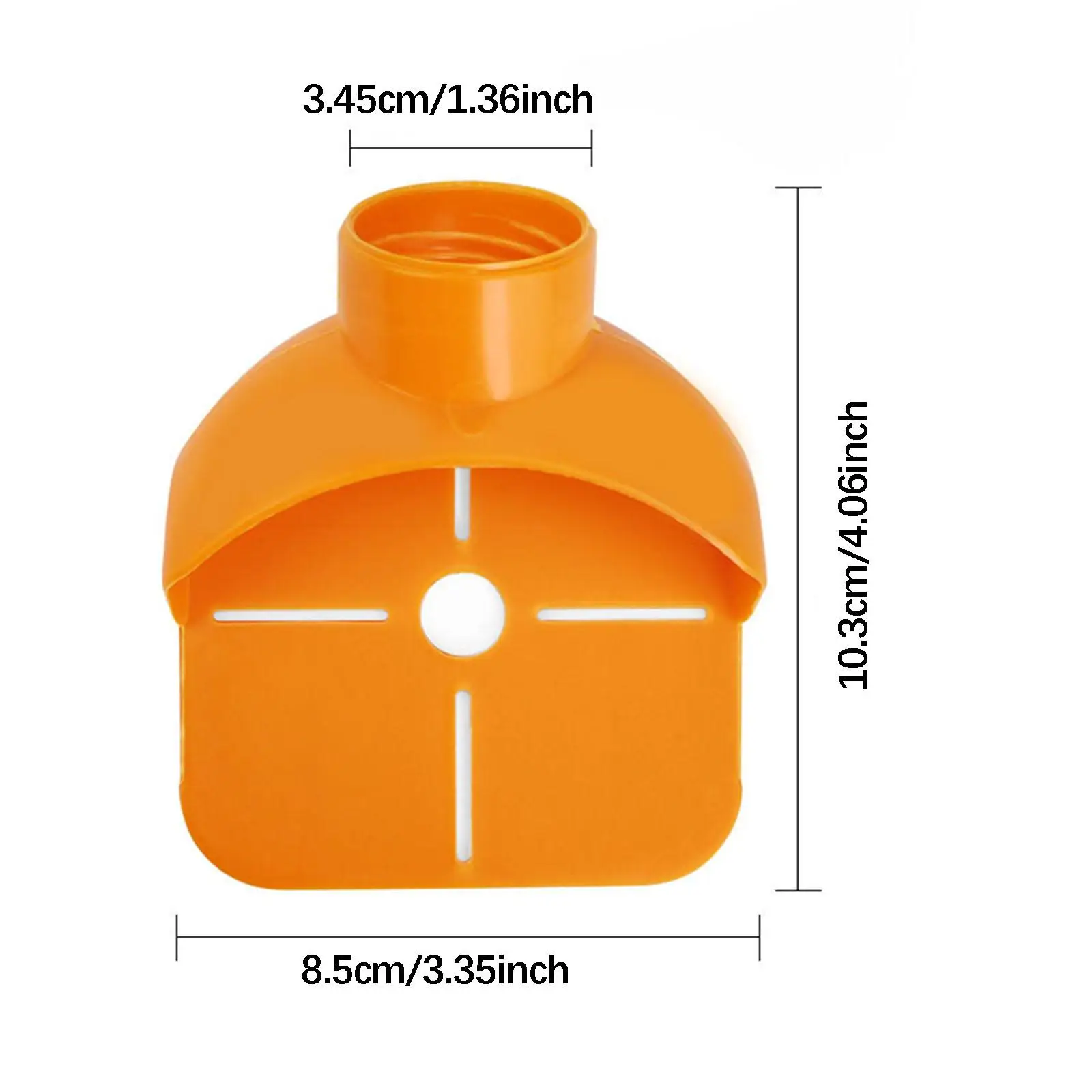 Drill Dust Collector Accessories for Drywall, Ceiling Tile Easily Install Multipurpose Reusable Compact Universal 8.5x10.3cm