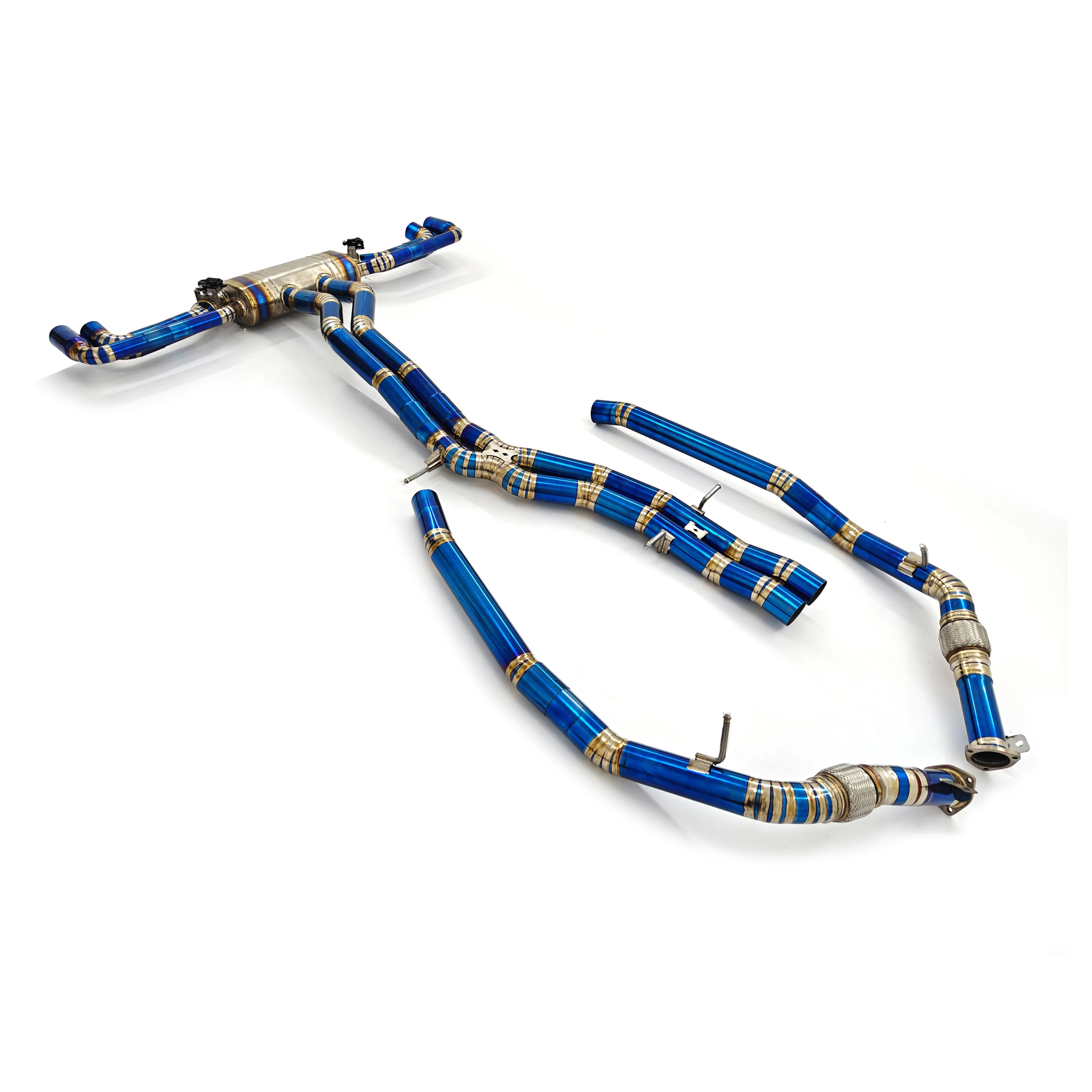 

CSZ Titanium Muffler Catback Exhaust For Audi RSQ8 4.0TT Valved Axleback Full Exhaust Pipe System