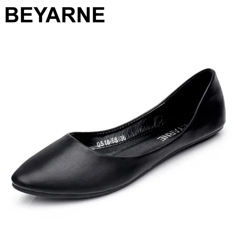 BEYARNE New Arrival  Spring and Autumn Women\'s Loafers   Loafers Women Flat Heel Shoes Boat Shoes Casual Free Shipping