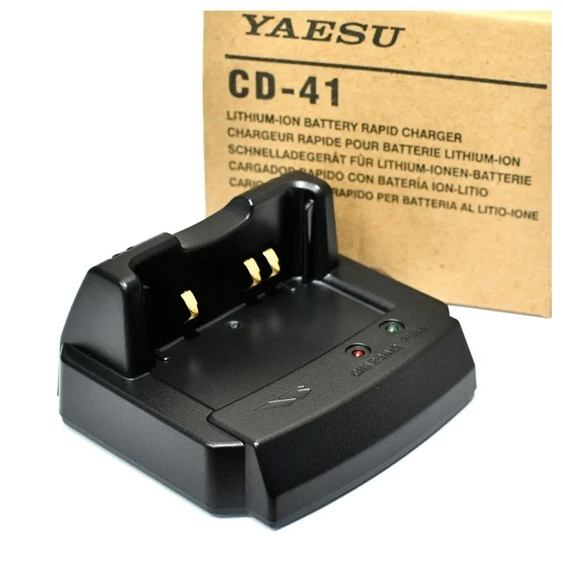 Cd-41 Lithium-Ion Batterij Snellader Voor Yaesu VX-8GR VX-8DR FT-1DR FT-1XDR FT-2DR FT-3DR Walkie Talkie Accessoires