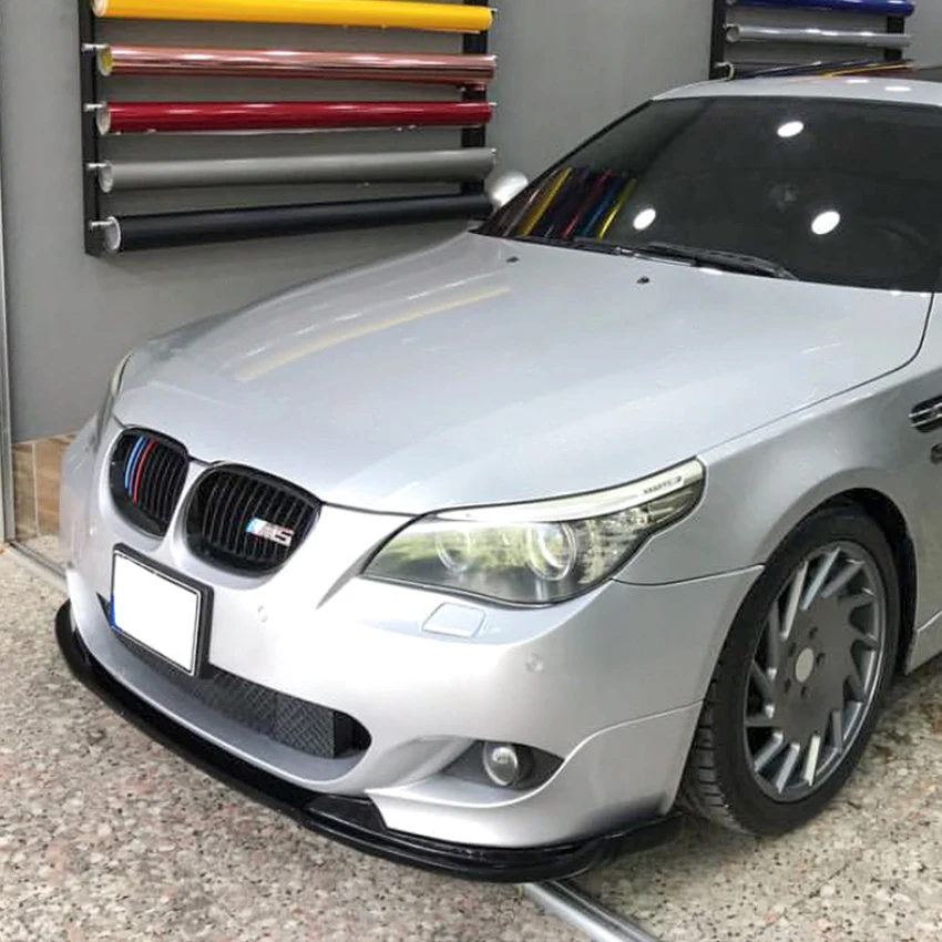 

For BMW 5 Series E60 E61 M Sport 2005-2010 Front Bumper Spoiler Lip Lower Body Kit Diffuser Splitter Tuning Guard Car Styling