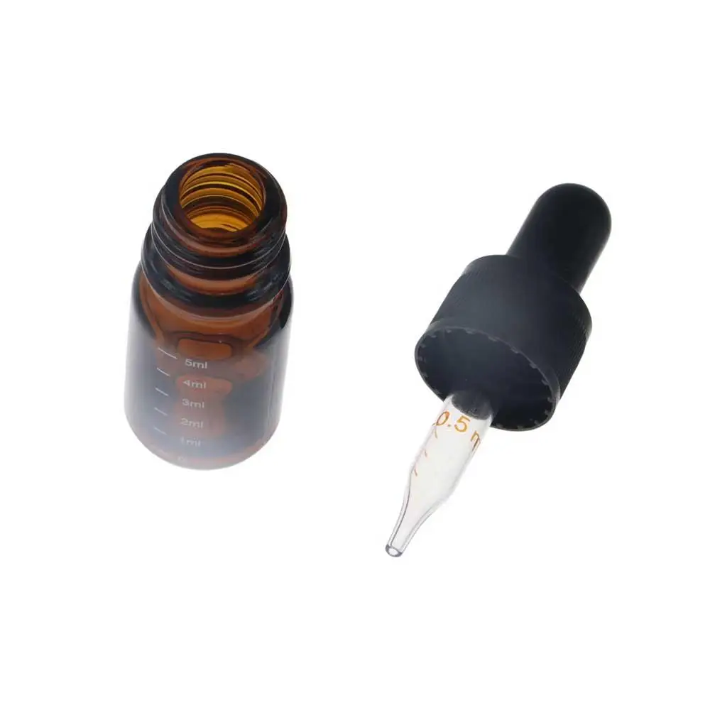 

Basic Travel Aromatherapy Vials Bottle Dropper Bottle with Scale Essential Oil Dropper Bottle Liquid Pipette Bottle