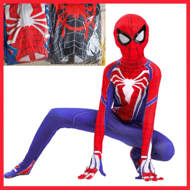 Full Set Halloween Cosplay Costume For Spider Fans Collector Miles Morales Zentai Suit Halloween Christmas Party Halloween Gift view 2