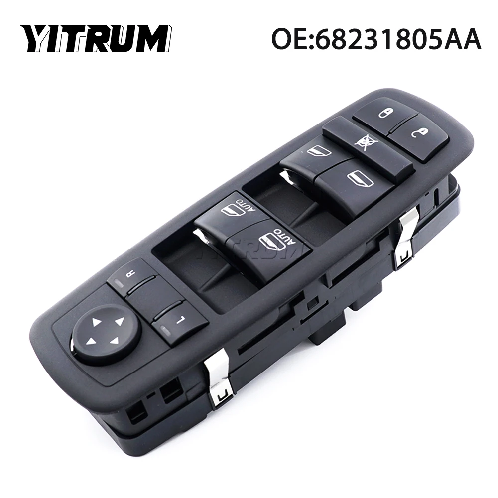 

YITRUM 68231805AA Power Master Window Switch For Dodge Charger Ram Chrysler 200 300 4-Door 2011 2012 2013 2014 2015 2016