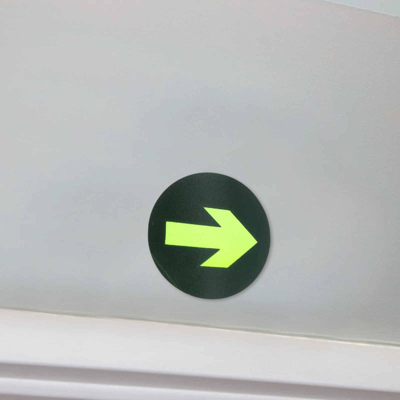 

Glow In The Dark Safety Exit Floor Stickers Waterproof Adhesive Directional Glow Markings For Signs Emergency