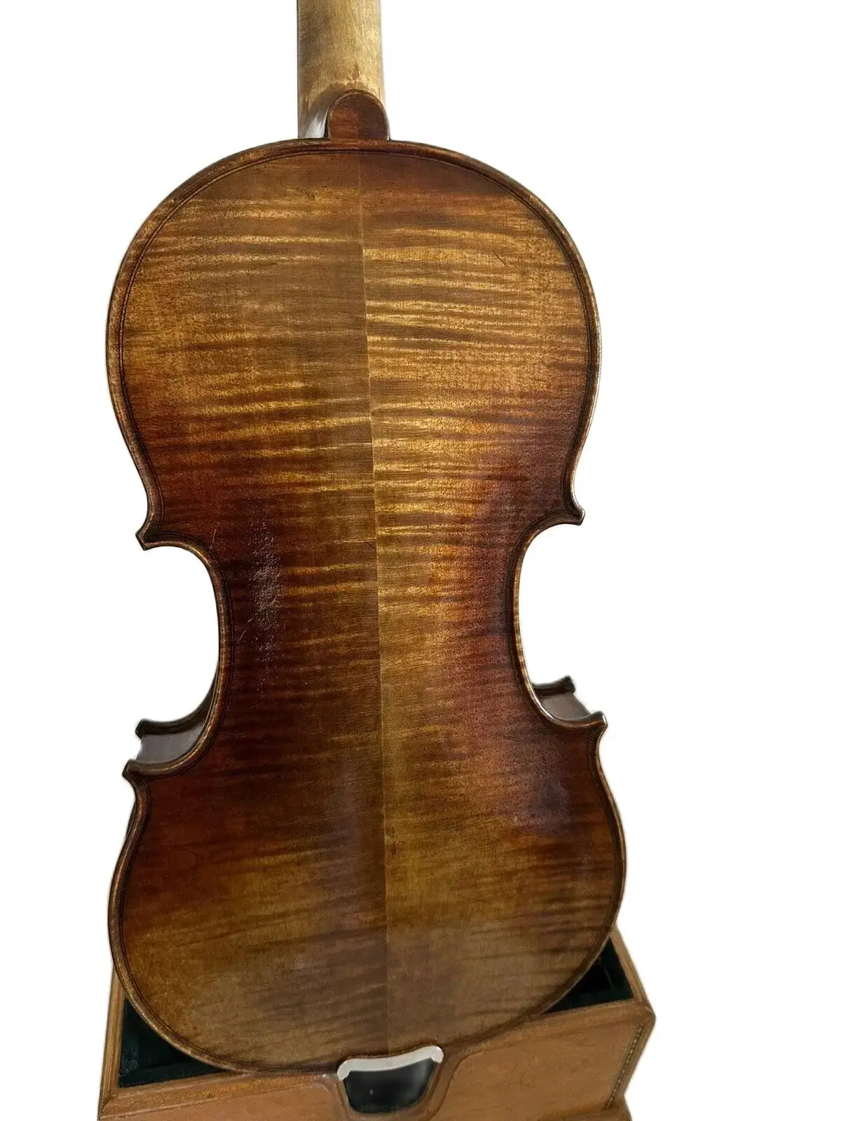 

Musical InstrumentsMaster 4/4 Violin Solid Flamed Maple Back Spruce Top Hand Carved K3072