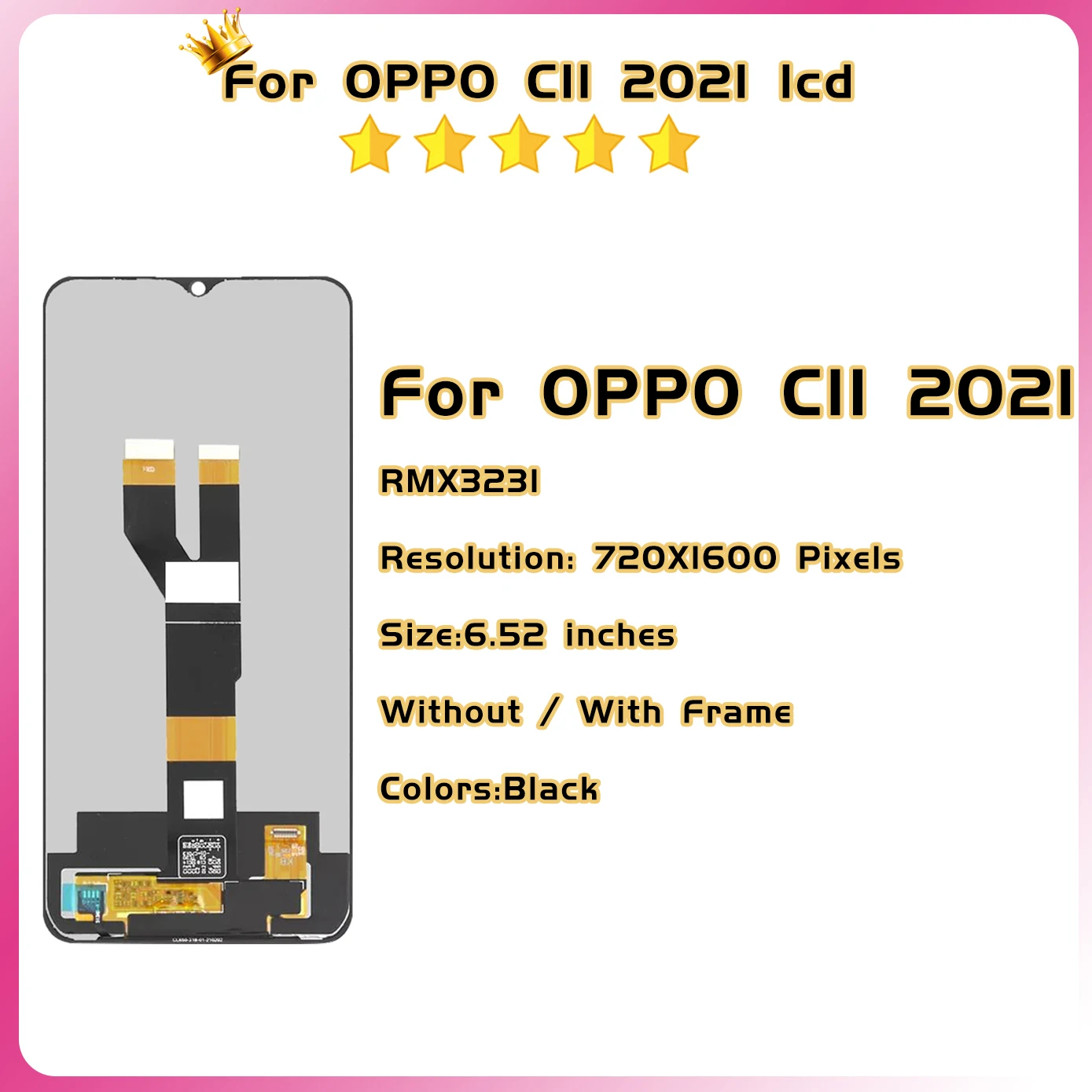 100% Tested For OPPO Realme C11 2021 LCD RMX3231 Display Touch Screen For Realme C11 2020 LCD RMX2185 Display Digitizer Assembly