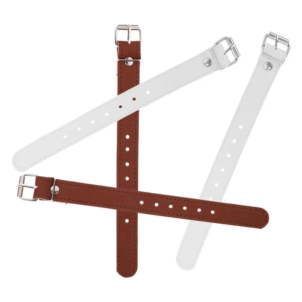 

2Pairs Bicycle Basket Straps Artificial Water Resistant Front Basket Belt Adjustable Bike Fastening Straps