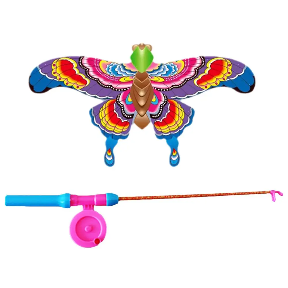 Kite Children Kite Toy Cartoon Swallows Eagle Outdoor Kite With Handle Kite Kids Toys Flying W8g3