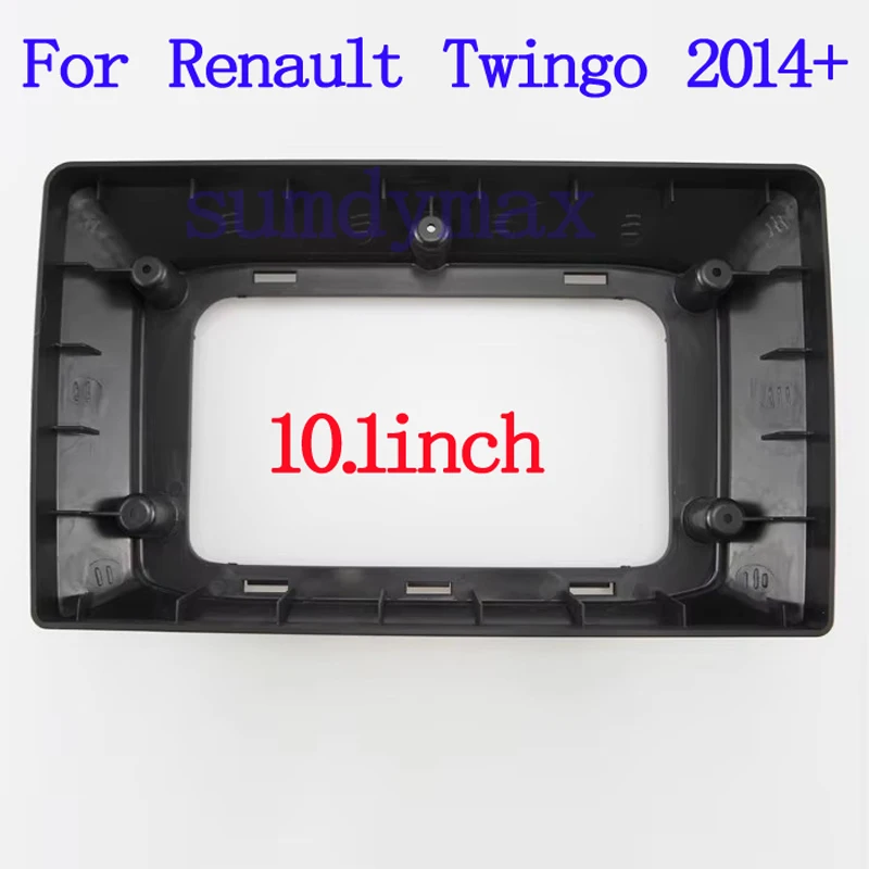 2 Din Car Radio Frame for Renault Twingo 2014 + DVD 10.1 Inch Fascia Dash Kit Installation Panel Adapter